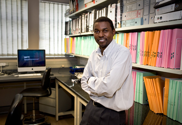 Photograph of researcher Thumbi NDung’u