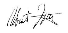 Signature of Robert Tjian