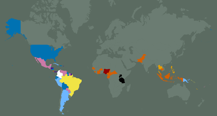 world map