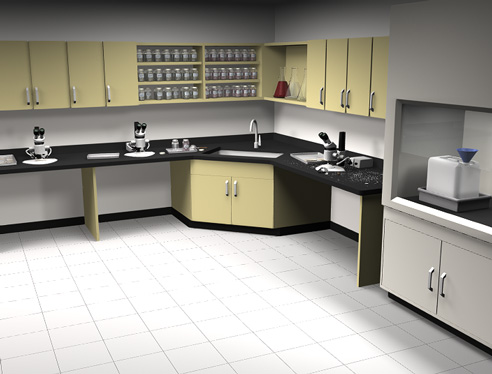 Wide view of lab.